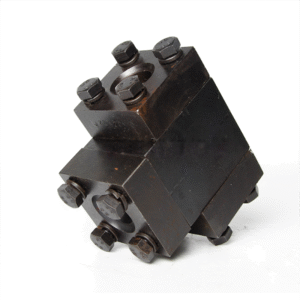 Stainless steel square flange tee