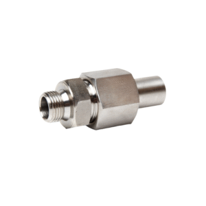 304 stainless steel straight-through compression fitting