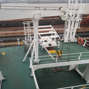 L-type life raft crane