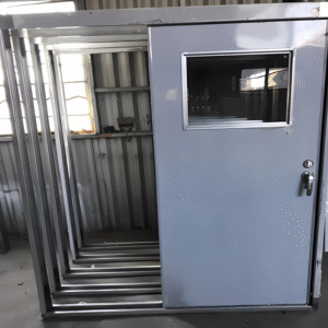 A60 integral fireproof sliding door
