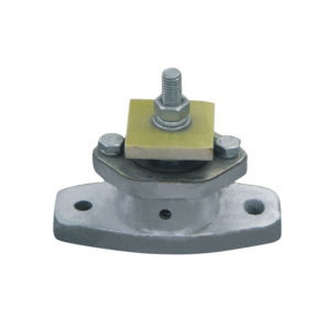 Rubber elastic support