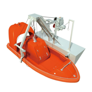 A-type rescue boat crane