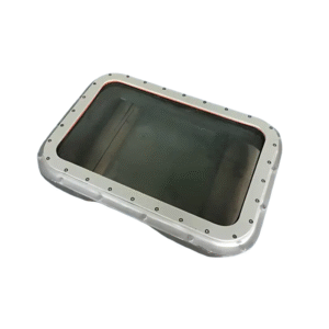 A0 fireproof rectangular window