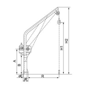 1KN~10KN pneumatic hoist