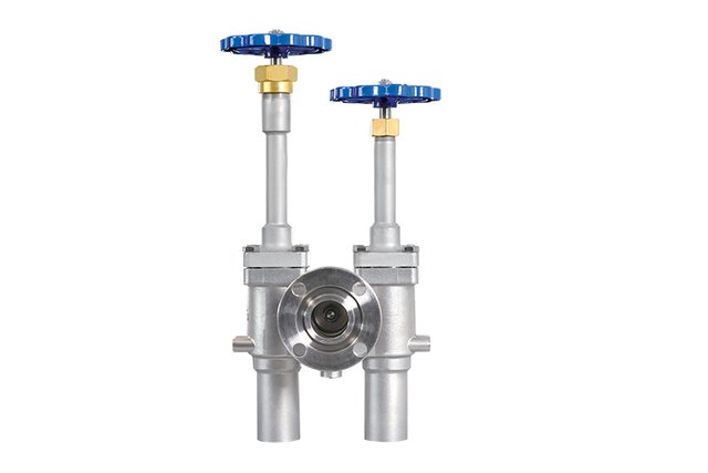Low-temperature combined filling valve