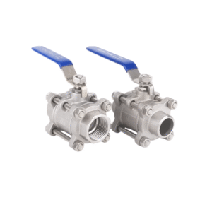 PN3.0MPa 3PC full port stainless steel ball valve