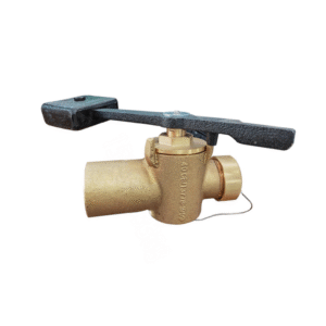 Depth sounding self-closing valve