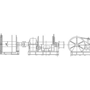 Electric mooring winch