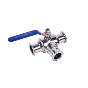 PN1.6-1.6MPa Three-way stainless steel ball valve