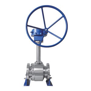 Cryogenic side-mounted fixed ball valve