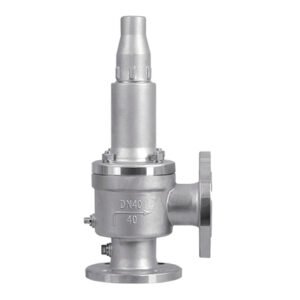 Flange cryogenic hard seal full-opening safety valve