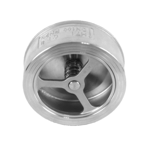 Wafer type vertical lift check valve