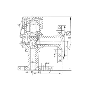 Flange angle stainless air safety valve