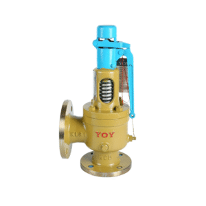 Flange right angle steam safety valve